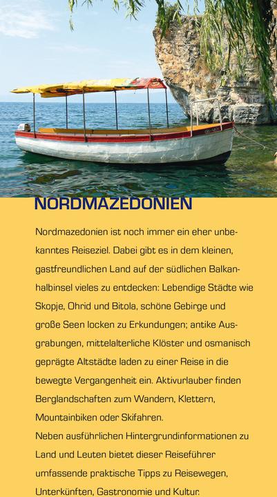 Produktbild Reiseführer Nordmazedonien (Deutsch, Philine von Oppeln, 2019)