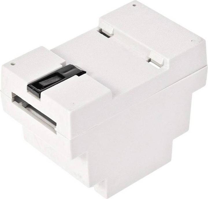 Actual product image Tru Components TC-7910728 Top-hat rail enclosure 53 x 89 x 65 ABS-V0 Grey 1 pc. (Housing)