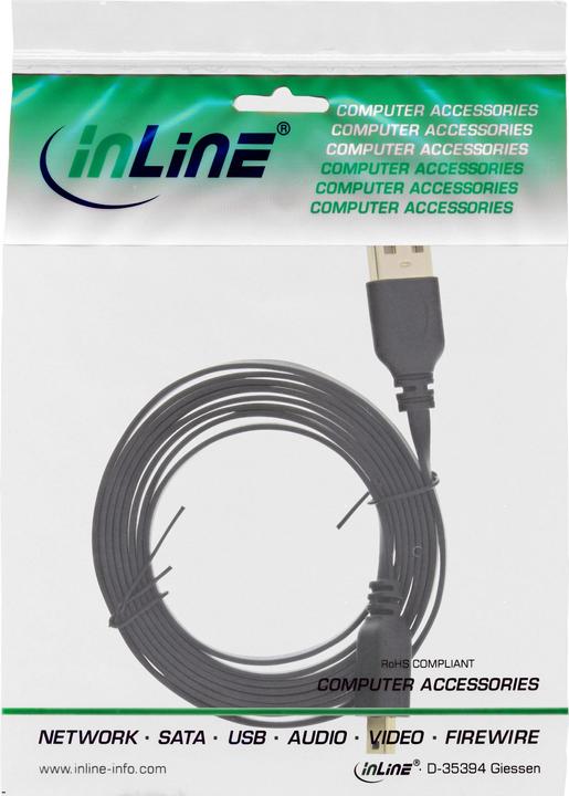 Actual product image InLine USB A — Mini B (2 m, USB 2.0)