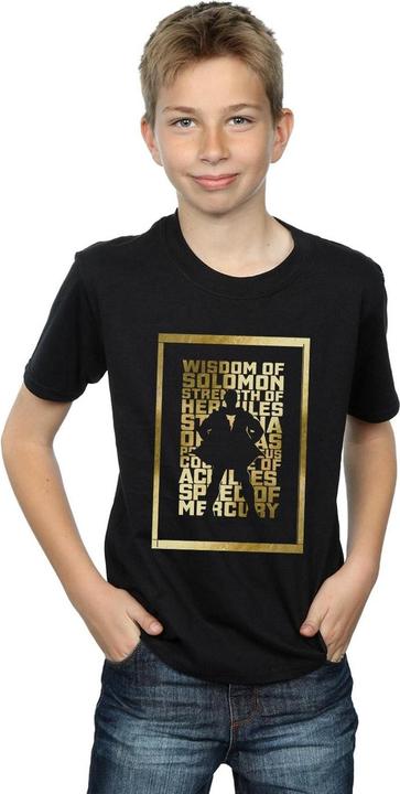 Image du produit - T-shirt SHAZAM GOLD TEXT - Garçon (140, 146)