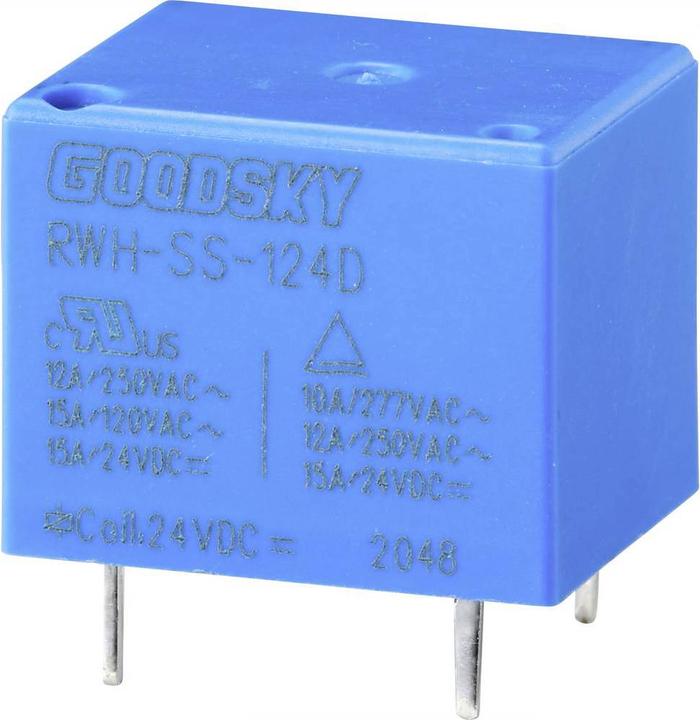 Actual product image Goodsky 24v Rwh Series 12a Spdt Print Relay