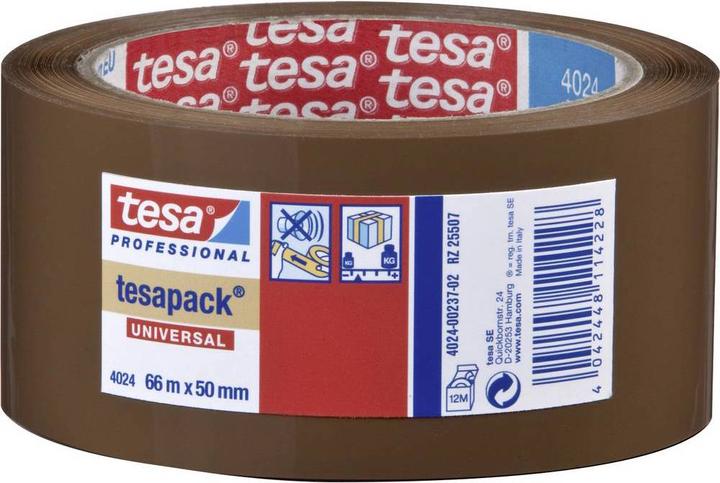 Produktbild tesa tesapack® PP universal 66:50 braun (50 mm)