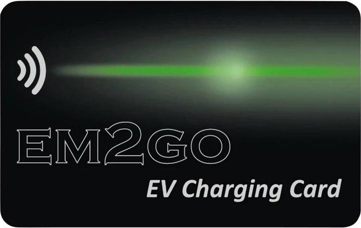 Actual product image EM2GO RFID card (offline) for wallbox with OCPP interface