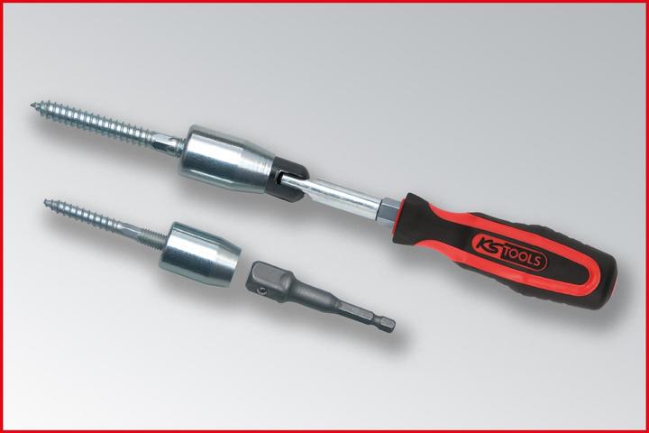 Actual product image KS Tools WC Sanitary combi kit, 6 pieces, finest chrome vanadium steel (6 pieces)
