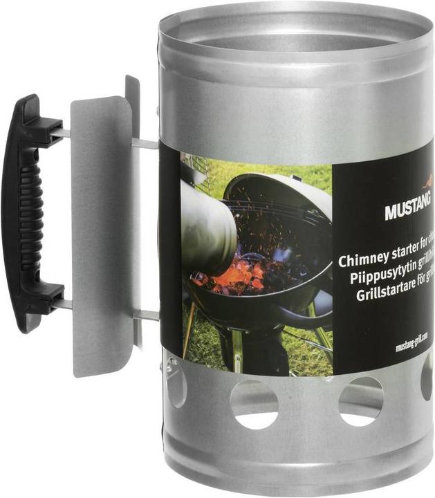 Image du produit Mustang Grill Cheminée d'allumage Mustang pour charbon de bois