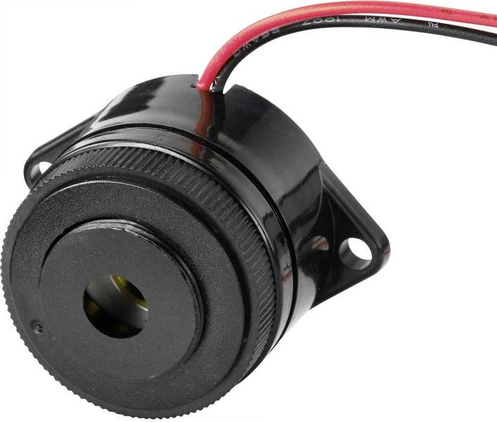Actual product image Tru Components TC-9202120 Piezo signal transmitter Noise development: 75 dB Voltage: 12 V Continuous tone 1 pc.