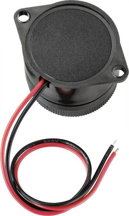 Actual product image Tru Components TC-9202120 Piezo signal transmitter Noise development: 75 dB Voltage: 12 V Continuous tone 1 pc.