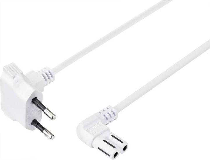 Produktbild Basetech Euro plug angled to angled C7 socket