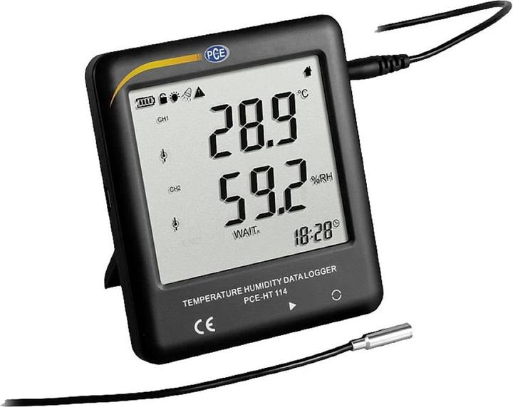 Actual product image PCE Instruments PCE-HT 114 Multi data logger Measured variable Temperature, humidity