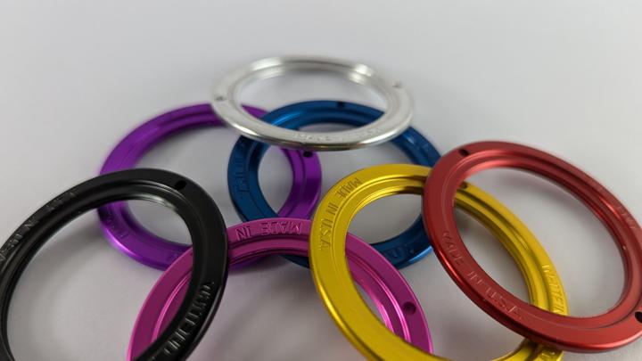 Actual product image White Industries Singlespeed Freewheel Lockring 17-22 Z., 17/19 Z., 20/22 Z., pink (22)