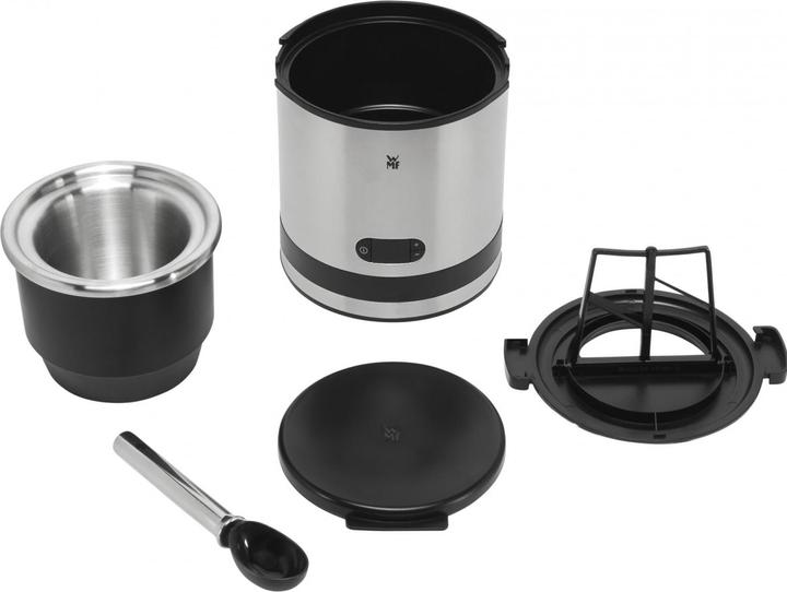 Produktbild WMF KÜCHENminis 3in1 Eismaschine / Ice Maker für Frozen Joghurt, Sorbet und Eiscreme mit Eisportionierer
