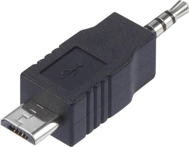 Image du produit Comm-Tec Jack mâle 2.5 mm vers USB 2 mâle Micro-B