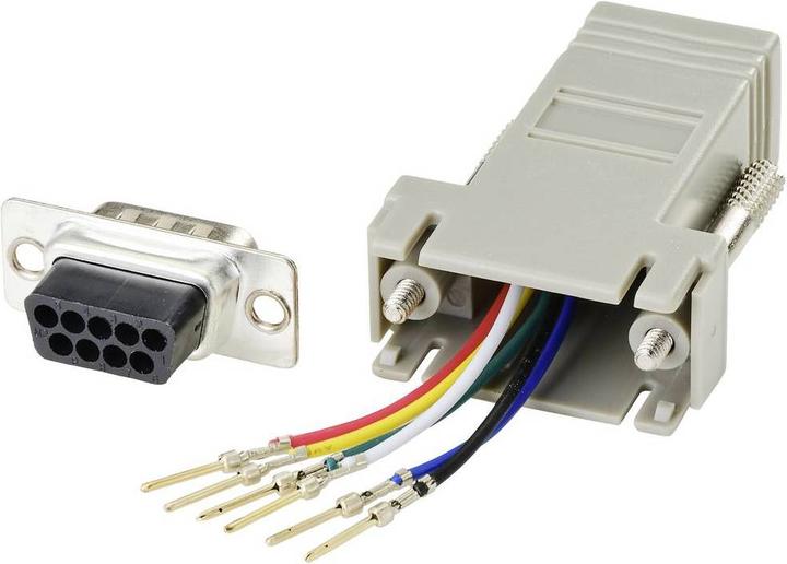 Actual product image Tru Components D-SUB Adapter D-SUB male 9pin.