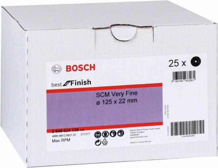 Produktbild Bosch Professional SCM sehr fein 125 mm (Sehr fein)