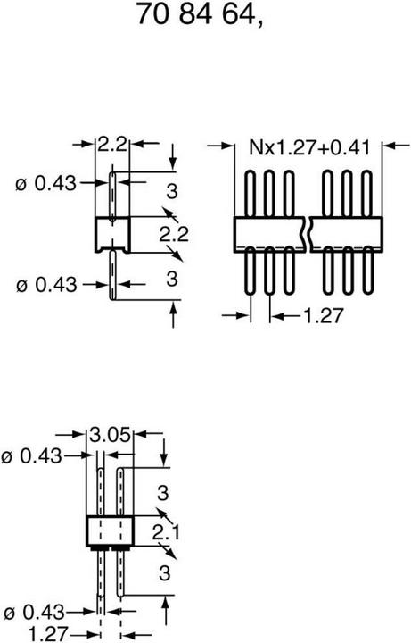 Image du produit BKL Electronic Barrette mâle