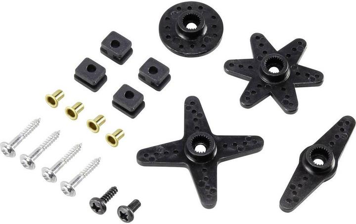 Image du produit Reely RE-6751236 Set d'accessoires de servo 18 pièces