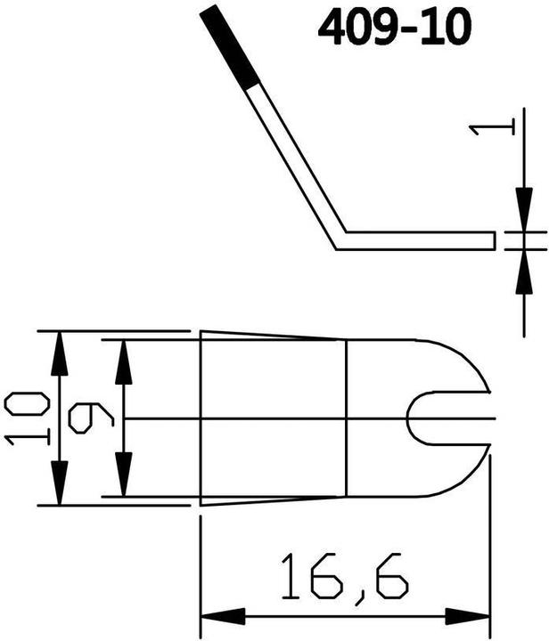 Immagine prodotto Toolcraft Pinzetta per saldatore Punta di saldatura Ugello di saldatura per 2266985 (Punta di saldatura)