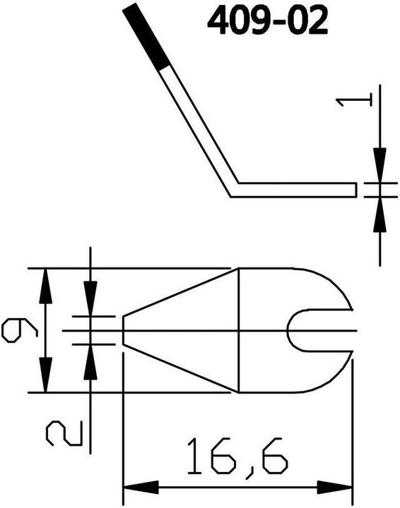 Immagine prodotto Toolcraft Pinzetta per saldatore Punta di saldatura Ugello di saldatura per 2266985 (Punta di saldatura)