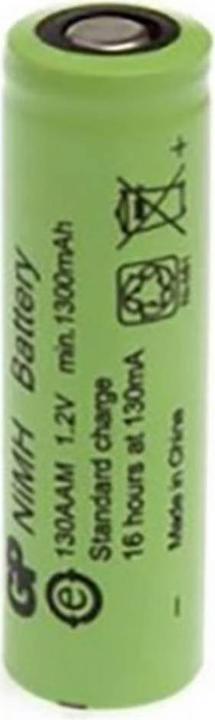 Produktbild GP Batteries Mignon-Akku Flat-Top 1300 mAh (1 Stk., AA, 1300 mAh)