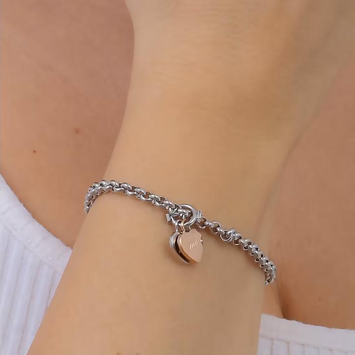 Produktbild Morellato Romantic bicolor bracelet Me&You Drops SCZ1315 (19 cm, Edelstahl)