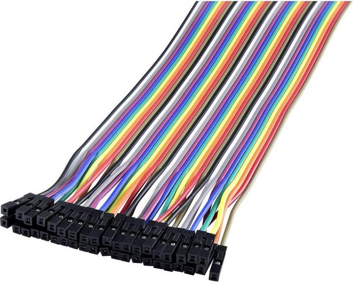 Image du produit Renkforce Pont de fil femelle - Pont de fil femelle Câble plat de 60 cm