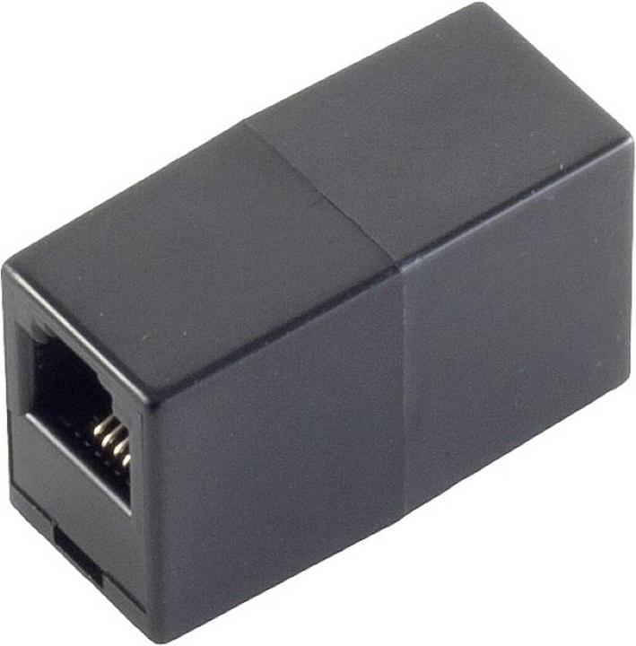 Produktbild Shiverpeaks BASIC-S Modular-IN-line Adapter, RJ11, schwarz RJ11 Kupplung