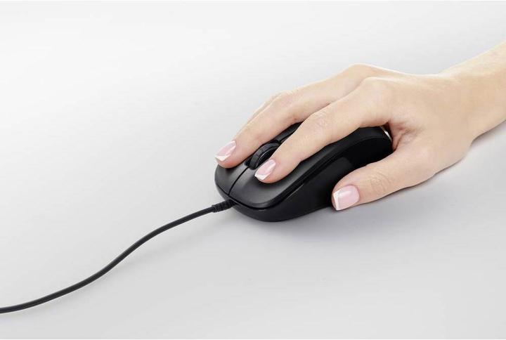 Produktbild Renkforce RF-WEM-110 Maus USB Optisch Schwarz 3 Tasten 1000 dpi