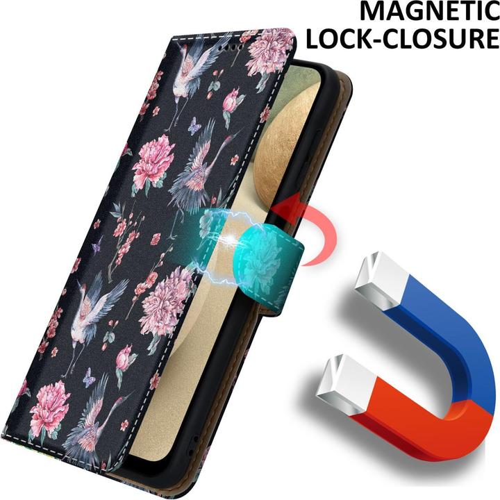 Immagine prodotto Cadorabo Copertina a libro con stampa per Samsung Galaxy A12 / M12 (Samsung Galaxy A12, Samsung Galaxy M12)
