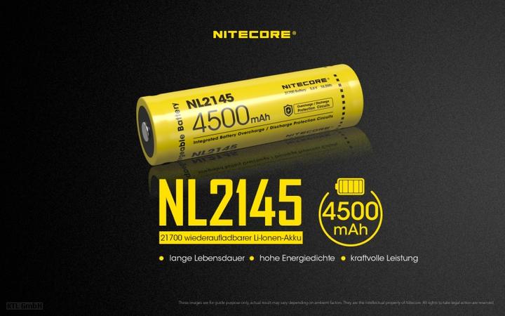 Image du produit Nitecore NL2145 (21700, 4500 mAh)