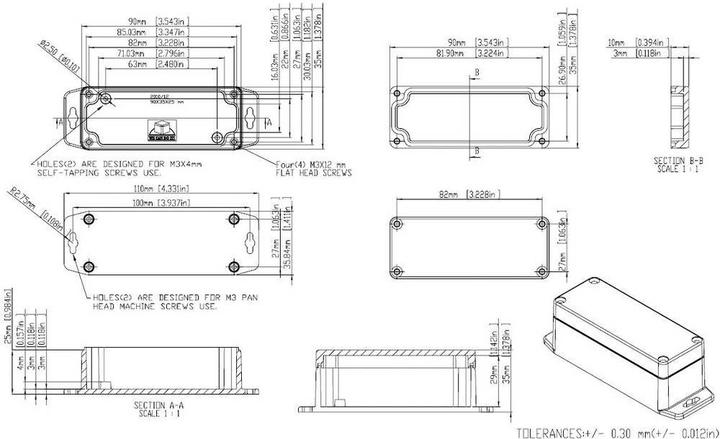 Actual product image Gainta Universal housing (Housing)