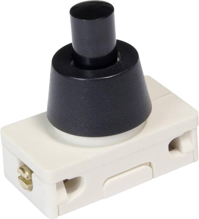 Produktbild interBär Druckschalter 250 V/AC 2 A 1 x Aus/Ein rastend 1 St.