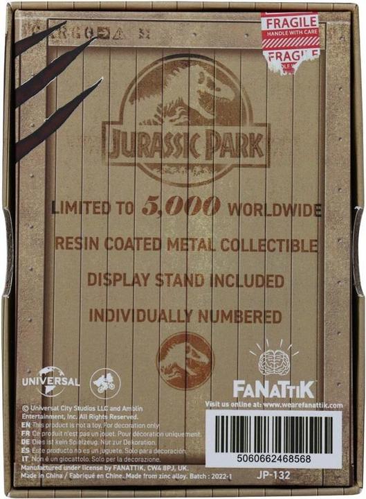 Actual product image Fanattik Jurassic Park: Mosquito in Amber - Limited Edition