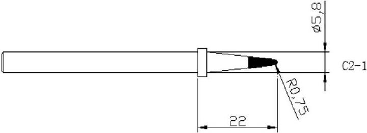 Actual product image Basetech Spare soldering tip (Spare)