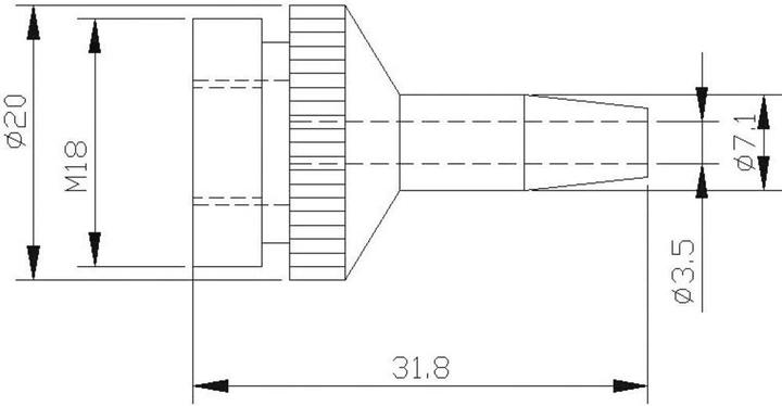 Produktbild Toolcraft Ersatzspitze für Entlötsaugpumpe ZD 190 (Lötspitze)