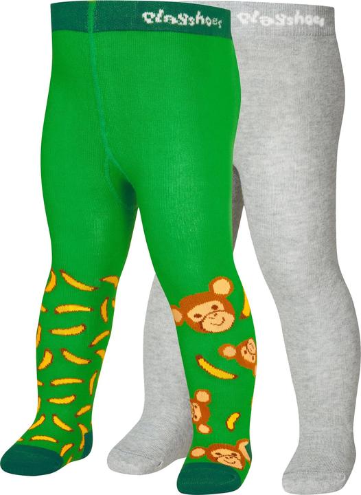 Actual product image Playshoes Baby tights monkey set of 2 size 86/92 (86/92)