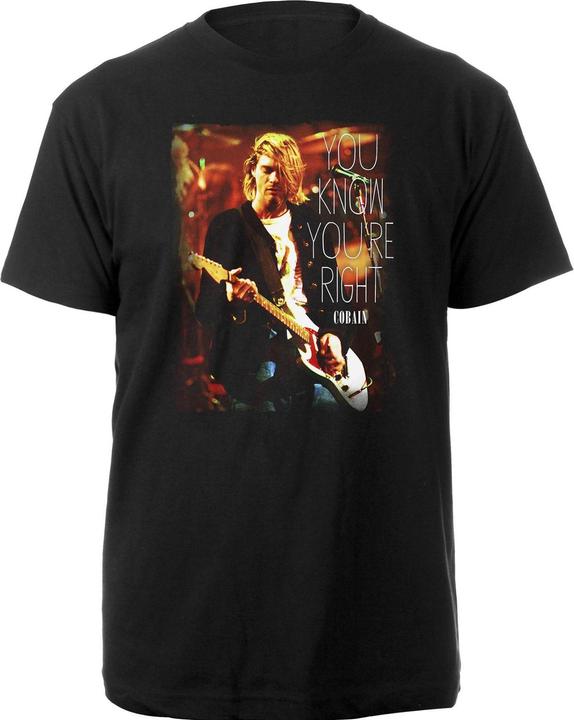 Kurt Cobain You Know You're Right TShirt (XL)