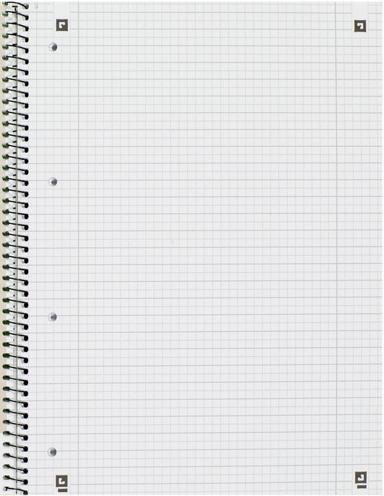 Actual product image Oxford College notebook (A4+, Checked, Soft cover)