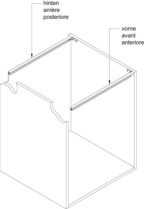 Immagine prodotto OK-Line Traversa di rinforzo per piani di lavoro da cucina sottili (1 pz.)