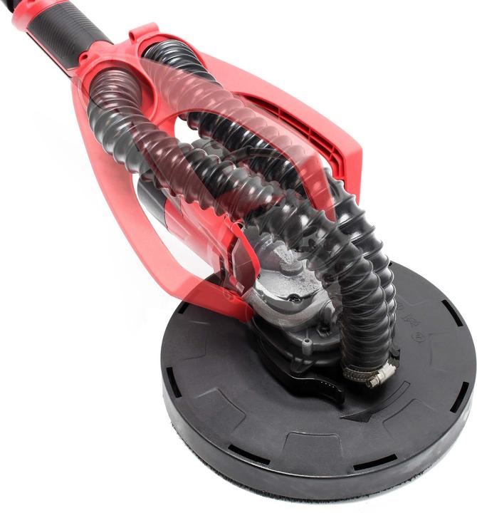 Image du produit Wiltec Ponceuse girafe pour Mur et Plafond 710W 225mm Disque de meulage Plâtre Aspiration (Broyeur à sec, 710 W)