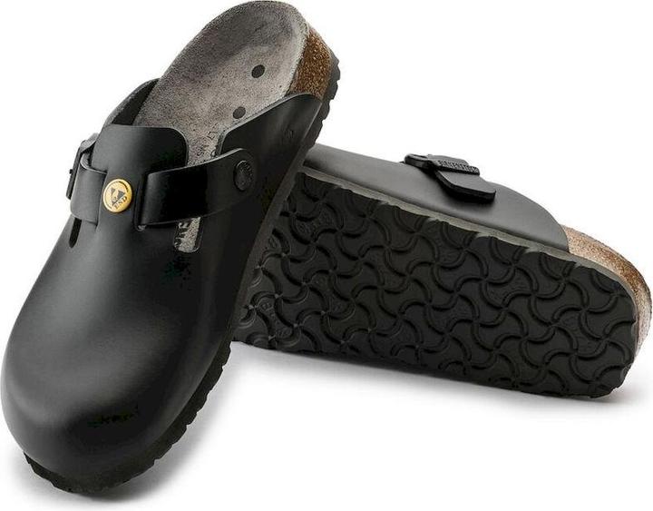 Immagine prodotto Birkenstock Boston ESD in pelle naturale stretta (41)