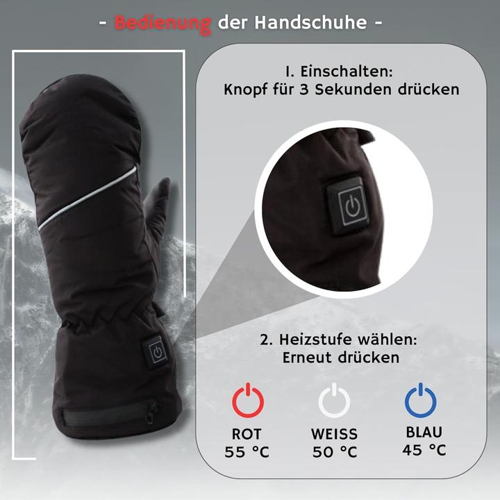 Actual product image North Heat Heated gloves (S)