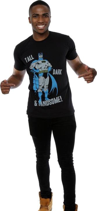 Actual product image Mens Batman Tall Dark And Handsome T-Shirt (XL)