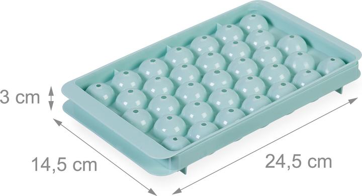 Immagine prodotto Relaxdays 3x stampo per cubetti di ghiaccio