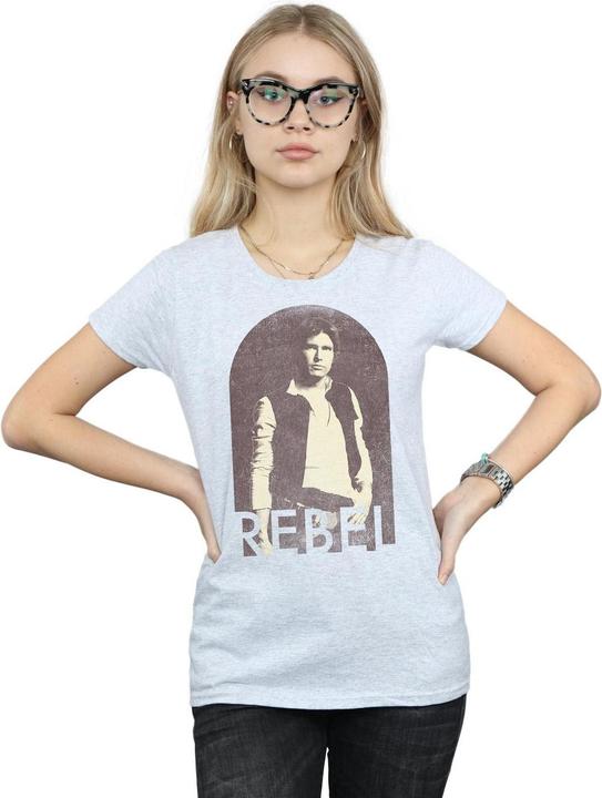 Immagine prodotto Star Wars Han Solo Rebel Maglietta Donna (S)