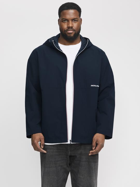 Produktbild Jack & Jones JACK&JONES PLUS JJADAM LIGHT JACKET HOOD PLS Heren Jas - Sky Captain (XXL)