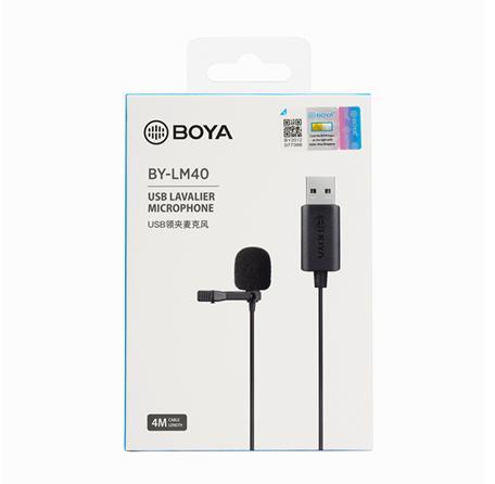 Actual product image Boya BY-LM40 Microphone Lavalier / Clip-on Microphone
