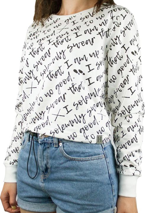 Actual product image Womens/Ladies I Do Solemnly Swear Cropped Jumper (M)