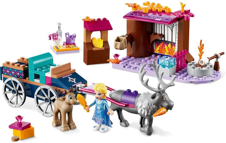 Actual product image LEGO Elsa and the Reindeer Carriage (41166, LEGO Disney)