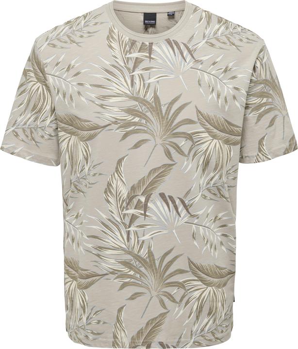 Only & Sons Onskash Reg Leaf Aop Ss Tee