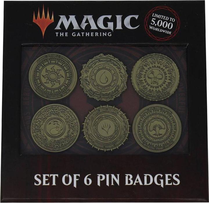 Produktbild Fanattik Magic the Gathering pack 6 pin's Limited Edition Mana Symbol